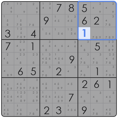obvious triples sudoku